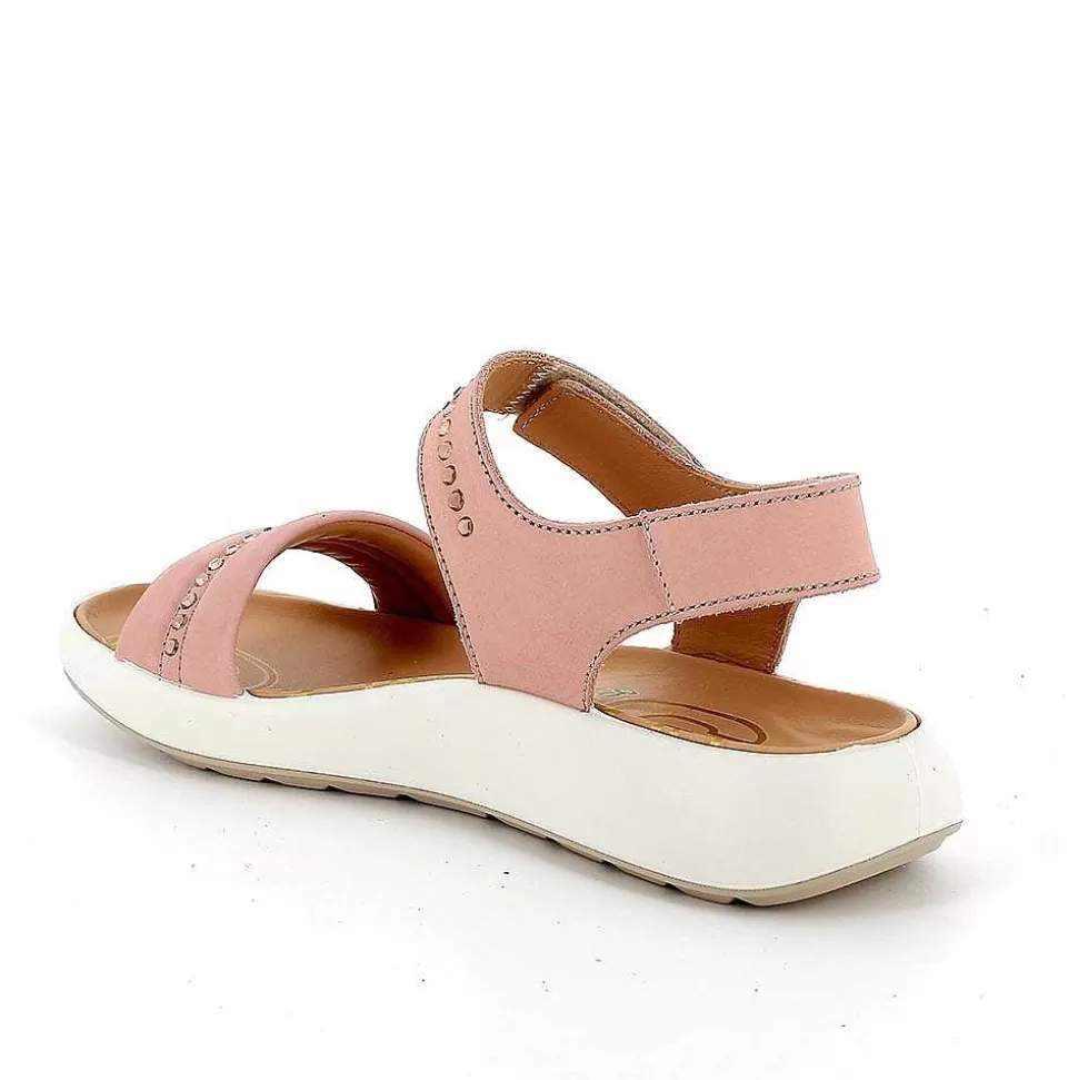 Women'S Leather Sandals Powder-Igi&Co Outlet