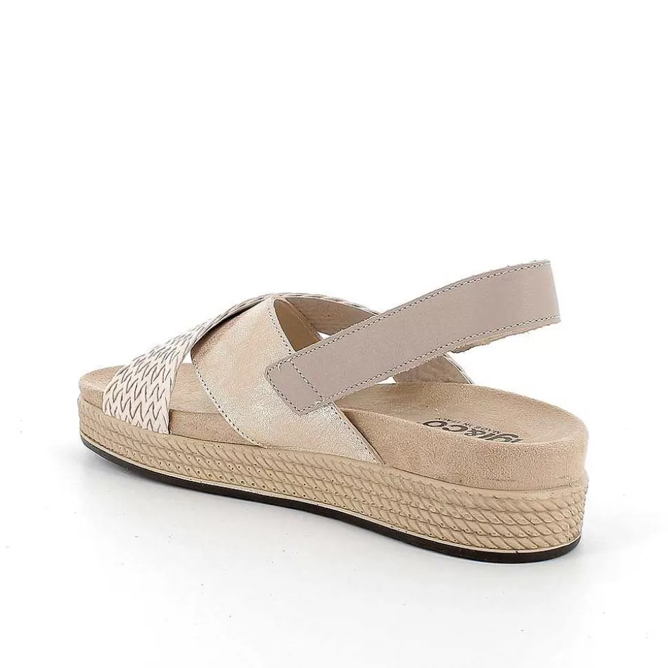 Women'S Leather Sandals Sand-Igi&Co Sale