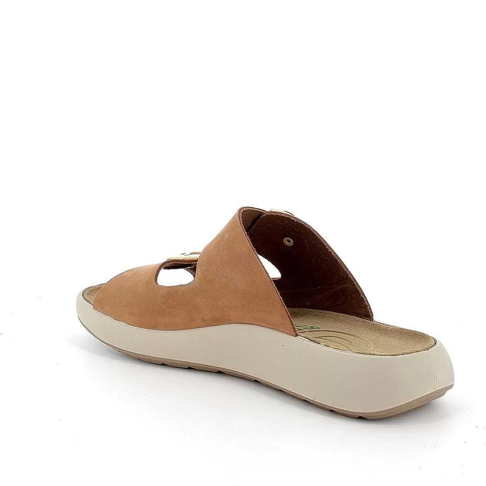 Women'S Leather Sandals Tan-Igi&Co Store