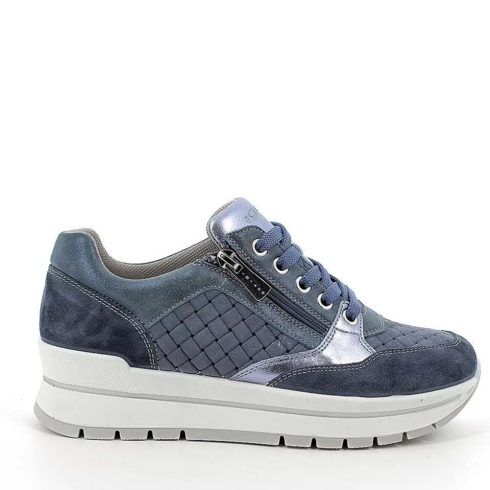 Women'S Leather Sneaker Jeans-Igi&Co Best Sale
