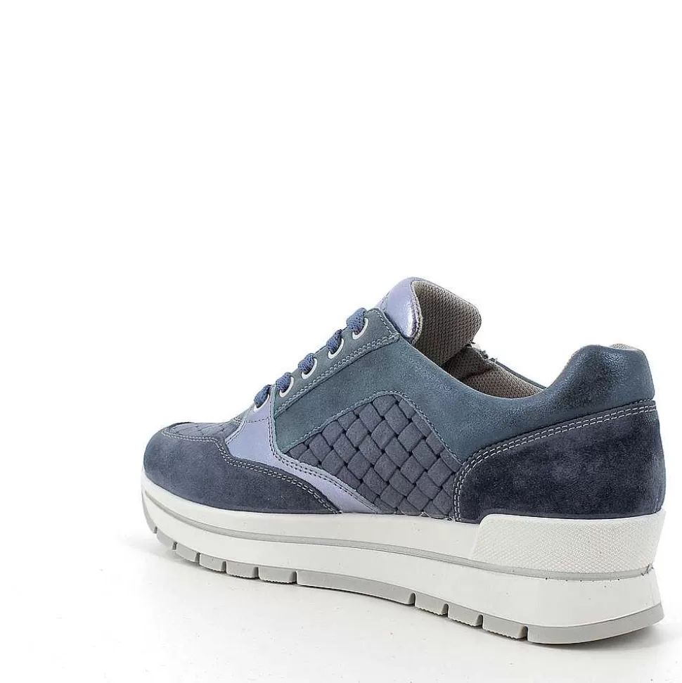 Women'S Leather Sneaker Jeans-Igi&Co Best Sale