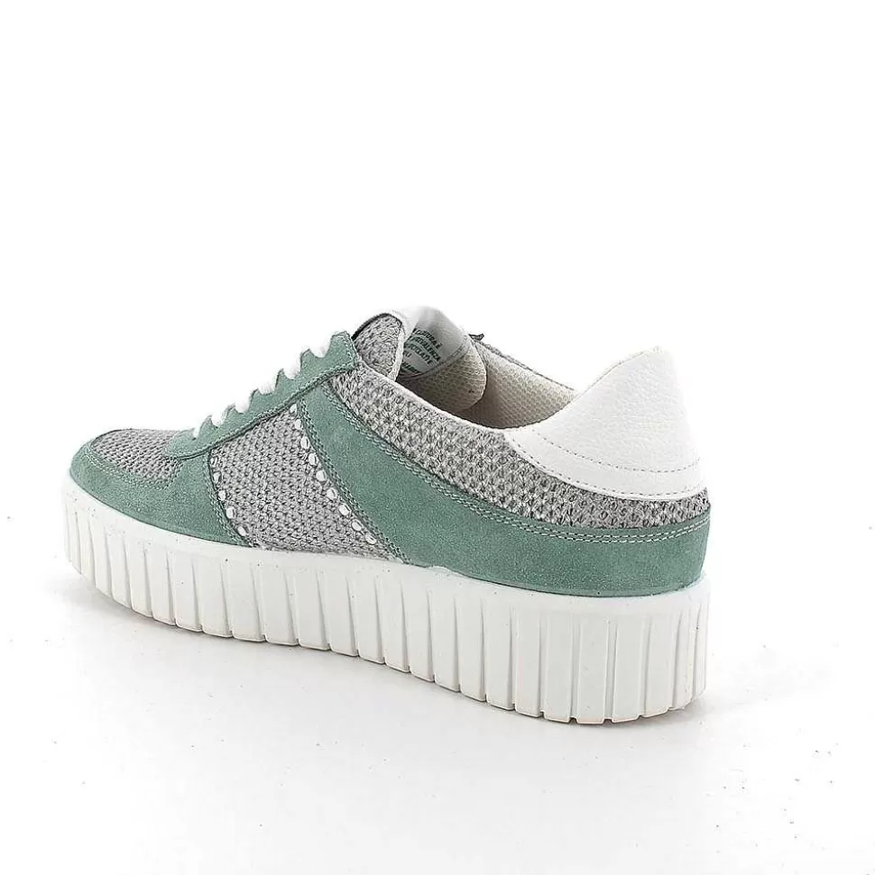 Women'S Sneakers Mint-Silver-Igi&Co Shop